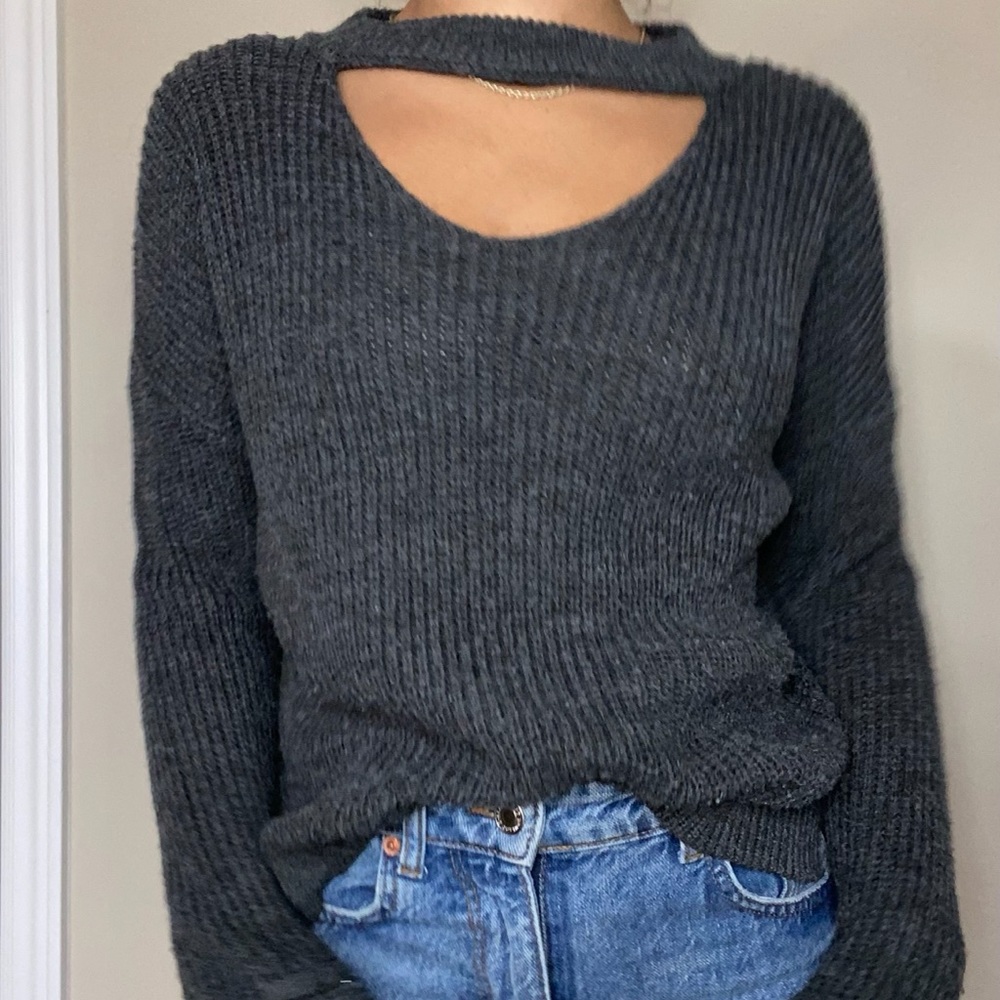 COZY grey sweater